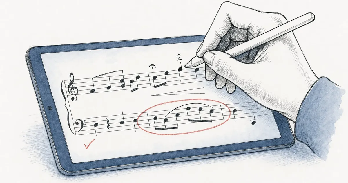 How to write on sheet music: pencil rules, app tools and the best annotation apps
