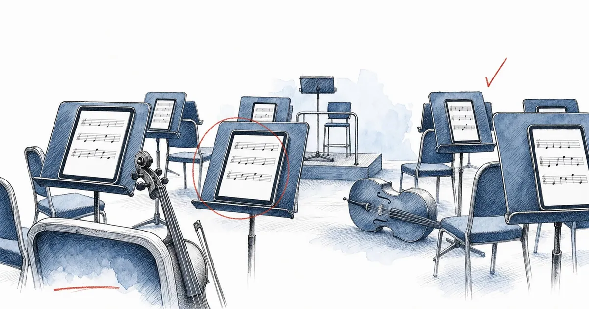 Best sheet music apps for orchestras in 2026: 5 readers ranked
